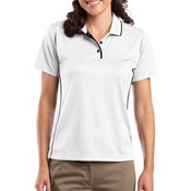 Ladies Dri Mesh &#174; Polo with Tipped Collar and Piping